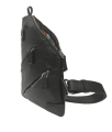 6015-45 Сумка на одной лямке KARYA (Черный/19*29*2/натуральная кожа)