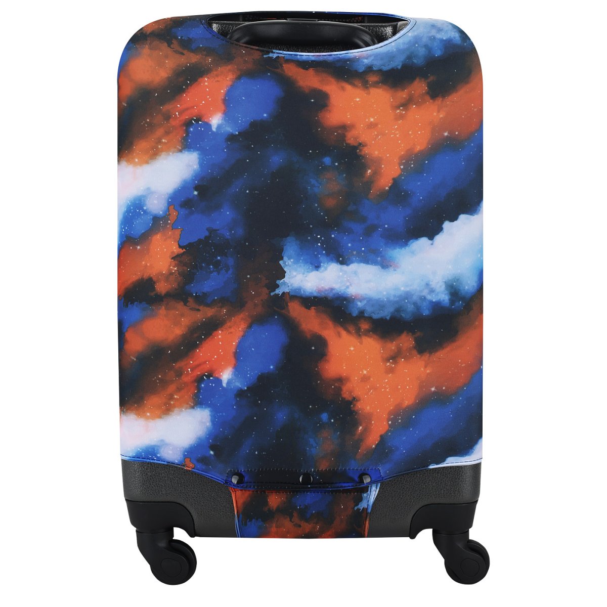 EBH697-S Чехол для чемоданов Orange, Blue and White Abstract (S/полиэстер/Eberhart)