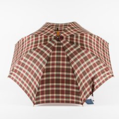 RT-41642 Зонт женский, трость, полуавтомат, дерев крюк (эпонж/Russian Look)