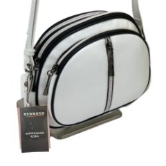 517К Сумка женская натуральная кожа (белый) (белый/25*20*10/натуральная кожа/Redmond)