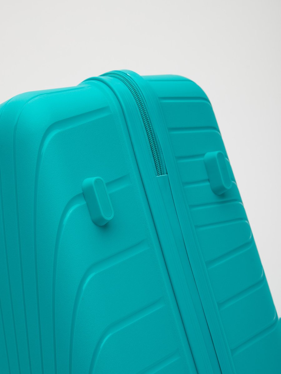 RY-804 75 20 Чемодан полипропилен (бирюзовый) (бирюзовый/38,5*55*21/полипропилен/S/2,8 кг/S.Lavia)