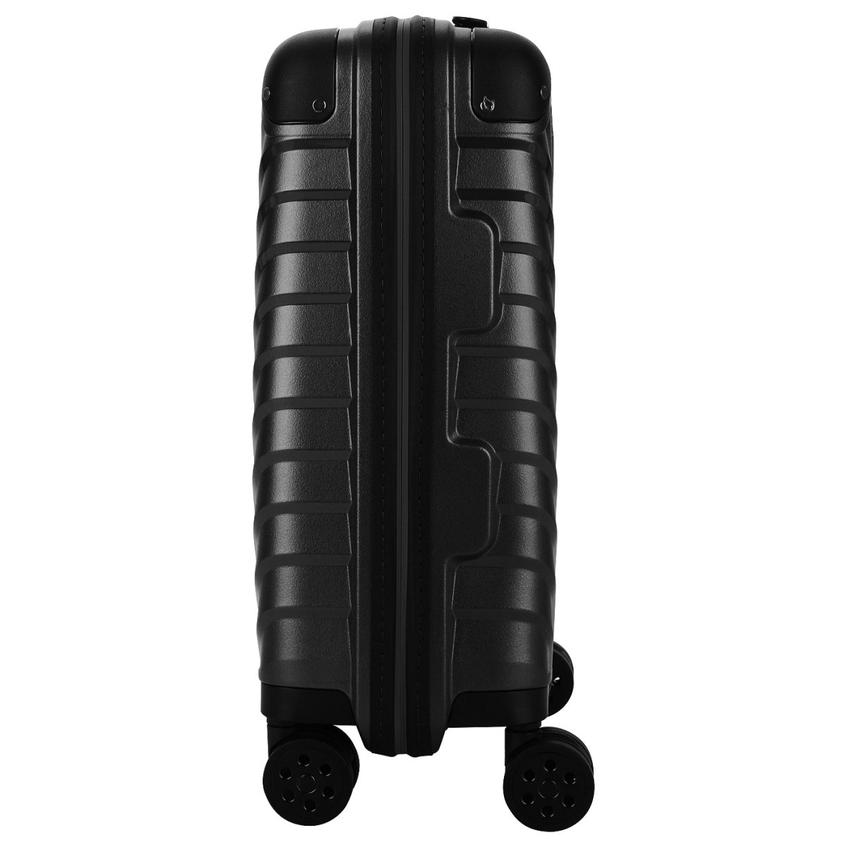 41H-001-424 Чемодан 4-х колесный (черный/45*68*26/полипропилен/M/3,4 кг/Eberhart)