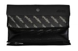75504-46# Black Кошелек Большой Malgrado (черный/19,5*9*1,5/натуральная кожа/Malgrado)