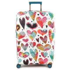 W1053-M FABRETTI Чехлы для чемоданов 92%полиэстер 8%спандекс (белый/M/полиэстер/спандекс/FABRETTI)