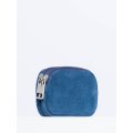 Ri-173PC Монетница Синий  замша (синий/натуральная замша/Richet)