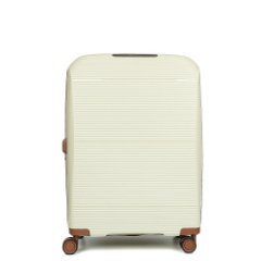EN1010-20-13 FABRETTI Чемодан 4-х колесный 100% полипропилен (Бежевый/40*56*25/полипропилен/S/FABRETTI)