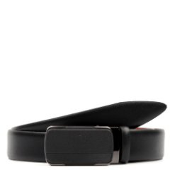 FR2523-2 FABRETTI Ремень муж. натуральная кожа (размер 120) (Черный/120 см/натуральная кожа коровы)