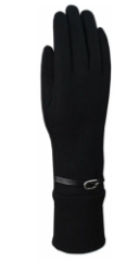 418W black перчатки Malgrado (7,5) (Черный/7,5/шерсть/Malgrado)