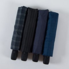 RV-33611 Зонт мужской, 3 сл, полуавтомат (клетка/8-56/эпонж/Jonas Hanway)