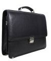 0376-45 Портфель натуральная кожа KARYA (Черный/37*28*7/натуральная кожа/KARYA)