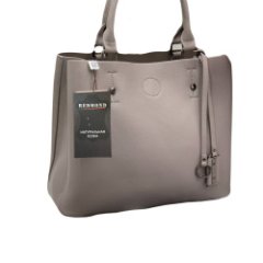 106К Сумка женская натуральная кожа (purple) (Сиреневый светлый/30*26*13/натуральная кожа/Redmond)