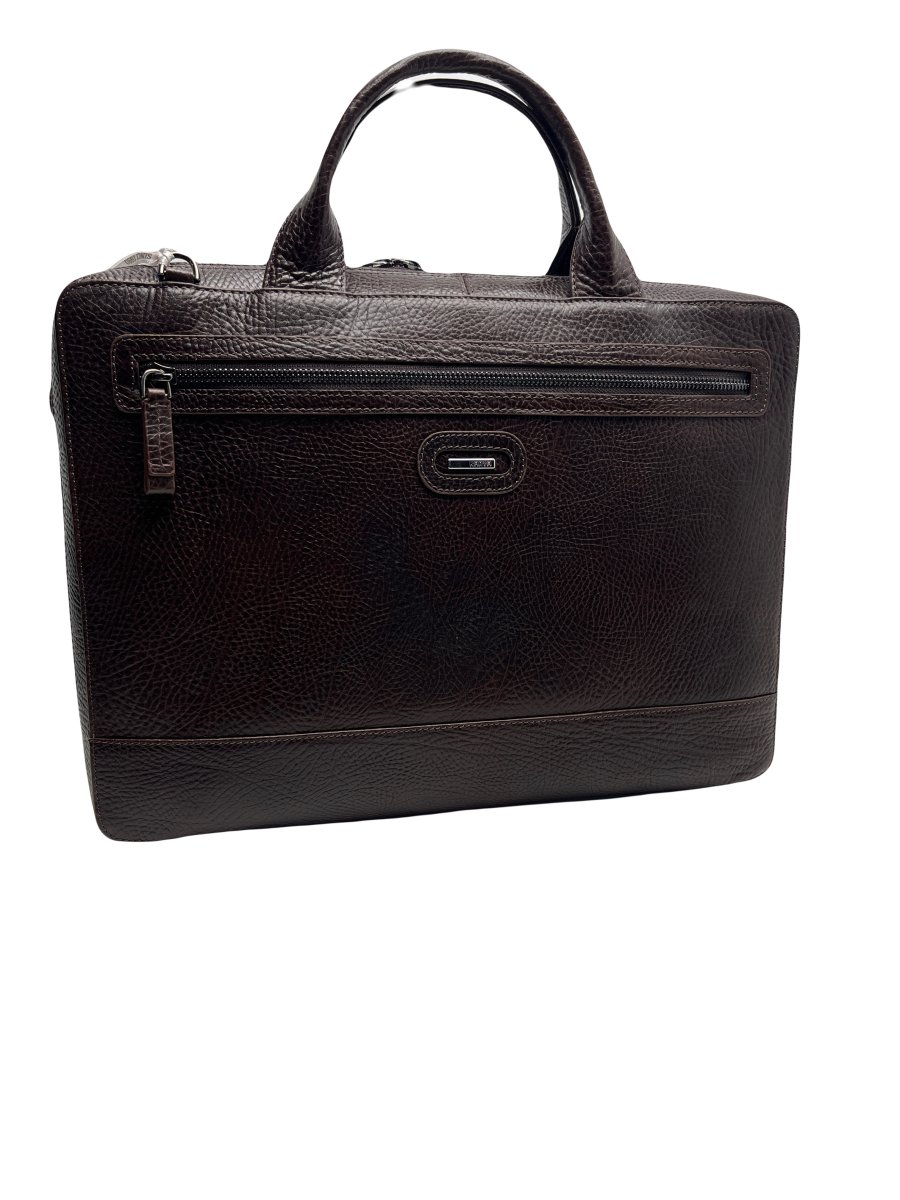 0829-04 Сумка мужская KARYA (Коричневый/40*30*7/натуральная кожа)