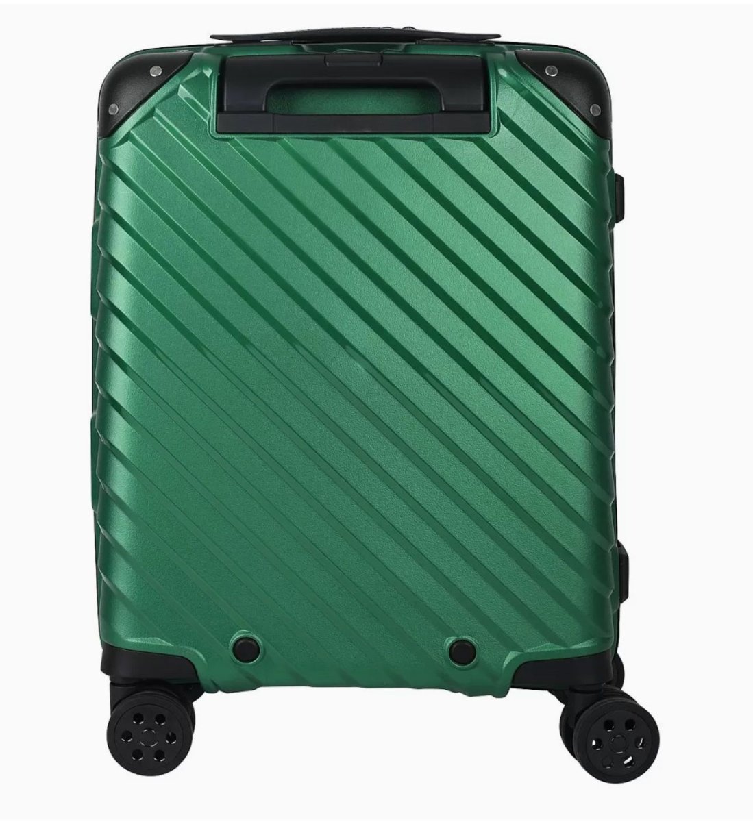 41H-014-420 Чемодан 4-х колесный (Зелёный/39*55*20/полипропилен/S/2,5 кг/37 литров/Eberhart)