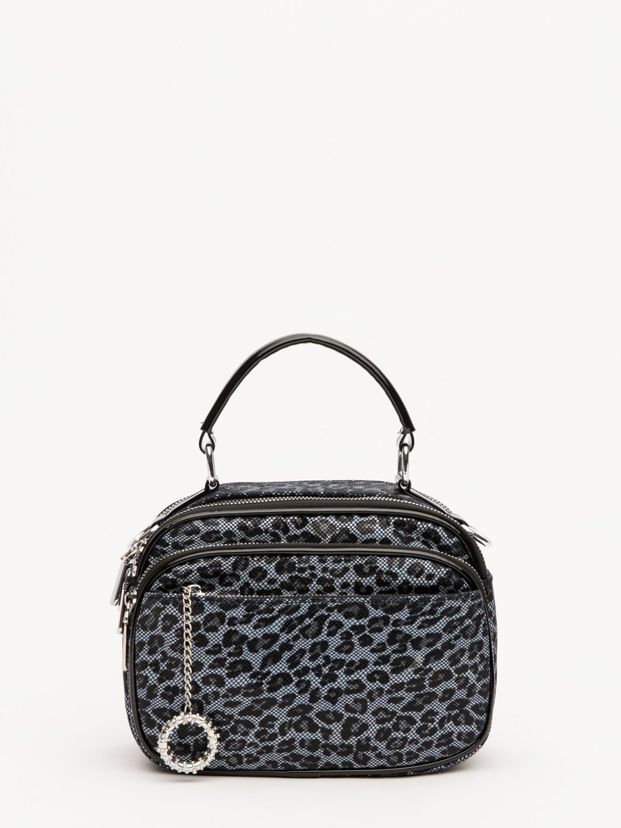 678 51/01 Сумка женская тестиль (т,серая) (темно-серый/23*16*9/текстиль/S.Lavia)