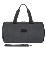 М-710 Сумка спортивная брезент серый (Серый/43*25*25/брезент/NTL Continent)