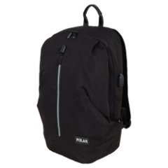 Г-599 (черный) Рюкзак для ноутбука текстиль (Черный/28*46*12/полиэстер/0,8 кг/16 литров/Polar)