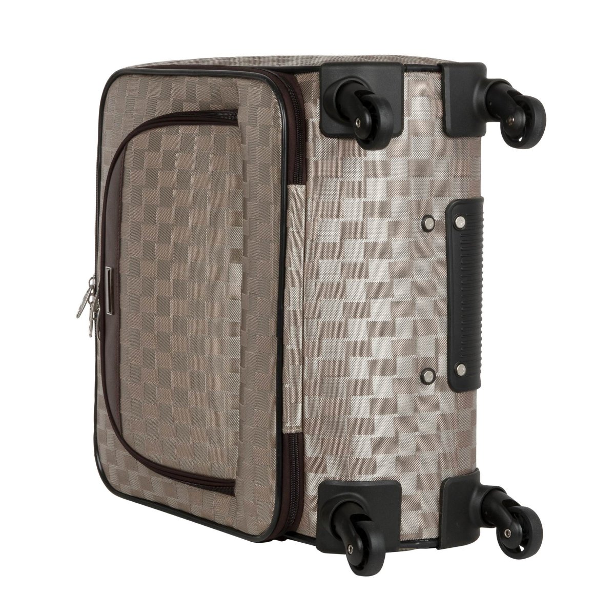 П7083 сумка Пилот черная 4 колеса (чёрный) (Черный/43*43*20/полиэстер/2,7 кг/35 литров/Polar)