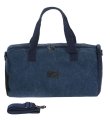 М-710 Сумка спортивная брезент синий (Синий/43*25*25/брезент/NTL Continent)