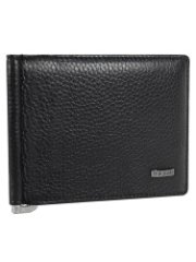 33007-5001D Black Зажим для денег (Malgrado) (черный/11*8*0,8/натуральная кожа/Malgrado)