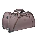 7037.5 (коричневая) Сумка Модерн-3 колесная  (Коричневый/65*33*35/полиэстер)