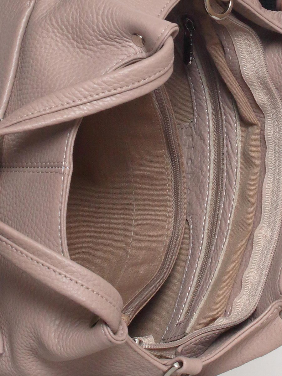 2421LN Сумка женская Пудра (Розовый светлый/30*20*12/натуральная кожа/Richet)