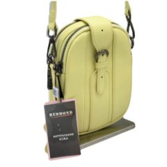 4113К Сумка женская натуральная кожа (L.yellow) (Жёлтый/14*19*6/натуральная кожа/Redmond)