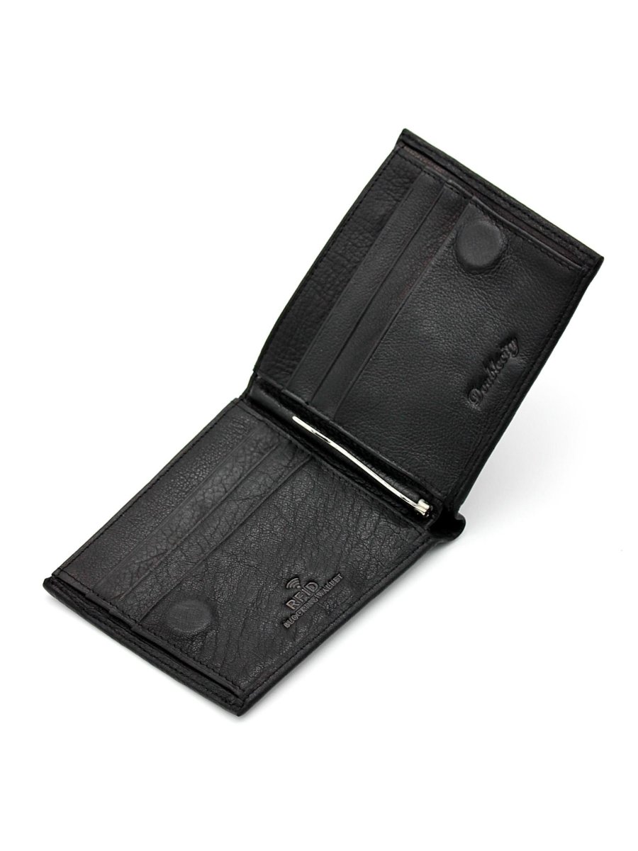 130-DC30-47A Портмоне (Черный/11*10*1/натуральная кожа)