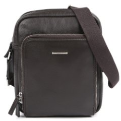 L15937-12 FABRETTI Сумка мужская натуральная кожа (коричневый/18*23*6/натуральная кожа/FABRETTI)