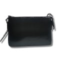 226J Сумка женская натуральная кожа G.black (Черный лак/28*20*7/натуральная кожа/Redmond)