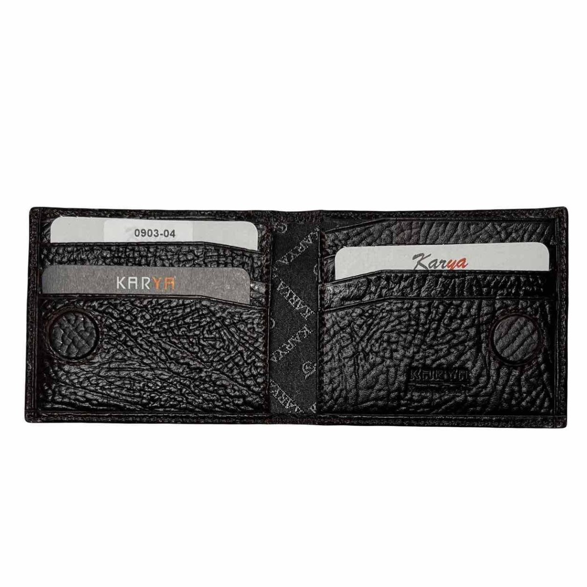 0903-04 Зажим для купюр на магните KARYA (Коричневый/10*8,5*1/натуральная кожа/KARYA)