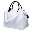 003-31403 Сумка спортивная дорожная белый+ромбы (Dewspo) (Белый/39*30*23/текстиль/KATY NIKOLAEVA)