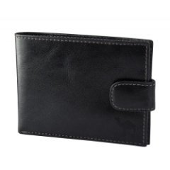 306/К Портмоне (мод.459) (Camel) черный (Черный/натуральная кожа/Dimanche)