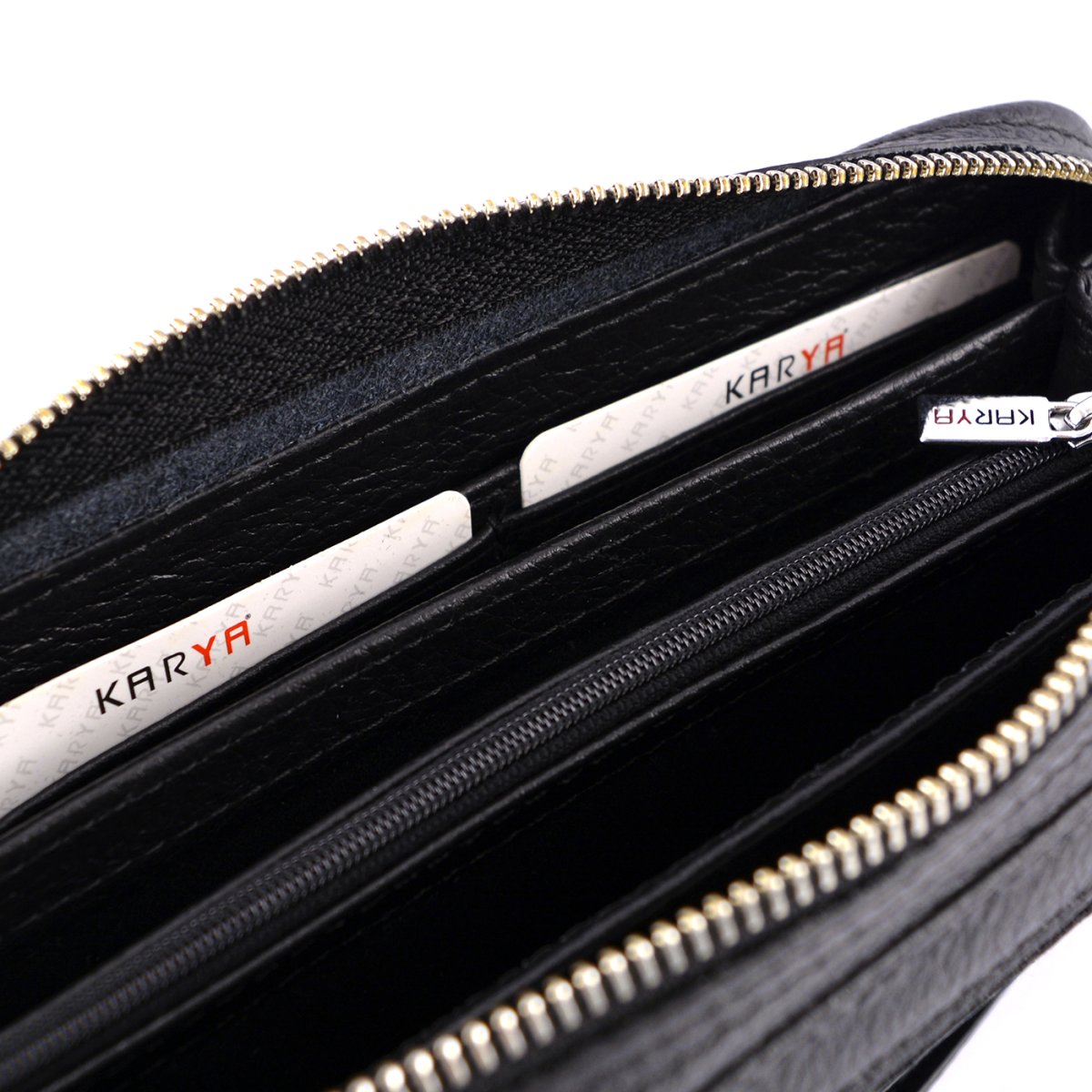 0670-45 Сумка мужская натуральная кожа KARYA (Черный/23*13*5/натуральная кожа)