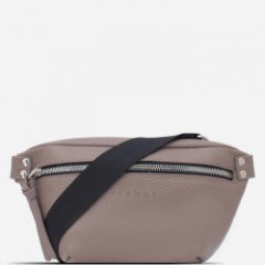 2476LN Сумка женская поясная Бежевый (Бежевый/натуральная кожа/Richet)