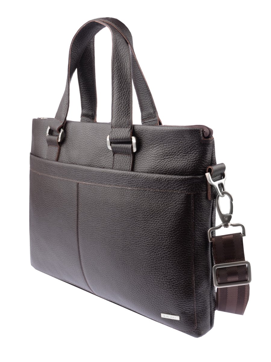 46887 Сумка RONALD DENVER кожа шоколад (Коричневый/38*26,5*4,5/натуральная кожа/R.Blake)