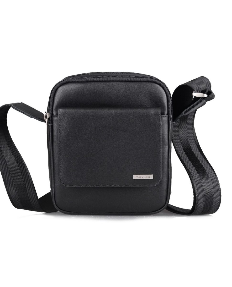 42189 Сумка MERCURY BLACK кожа (черный) (Черный/16*18*6/натуральная кожа/R.Blake)