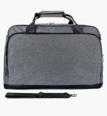 М-046 Саквояж катионик серый (серый/полиэстер/NTL Continent)