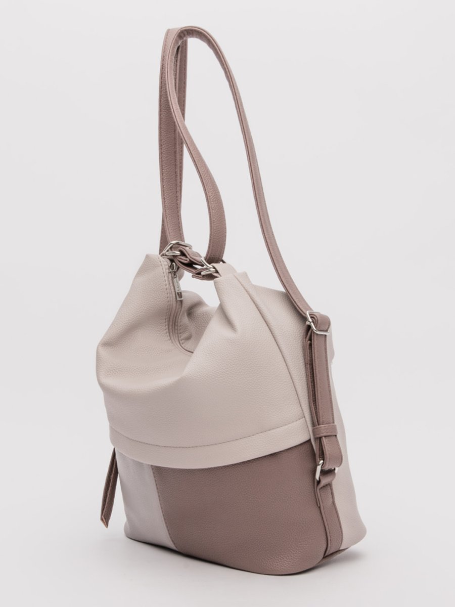 1494 93 86/93 26 Сумка-рюкзак женская (светло бежевый/28*30*13/экокожа/S.Lavia)