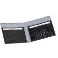 0903-53 Зажим для купюр KARYA (Черный/10*8,5*1,5/натуральная кожа)