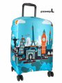 7001 чехол для чемодана (L) (Голубой/бифлекс/L/VIP COLLECTION)