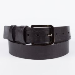 MLJJ3924-01 Ремень мужской (чёрный) (Черный/110-130 см/натуральная кожа/Jonas Hanway)