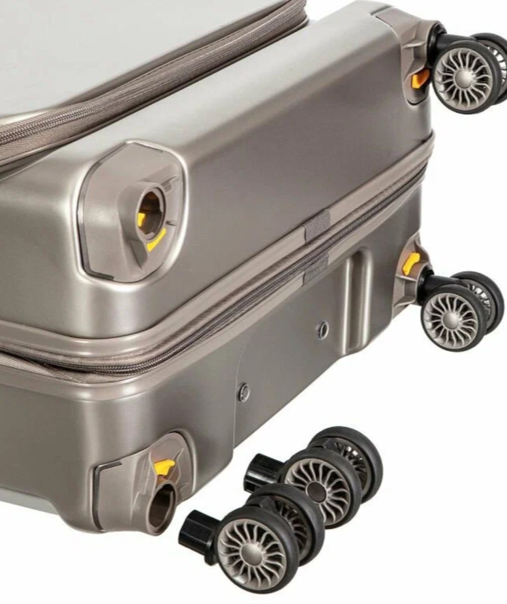 GM19031W25 (champagne) Чемодан-тележка Verage (Бежевый/48*69*27/поликарбонат + ABS/M/Verage)