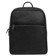 L16821-2 (FABRETTI) Рюкзак мужской натуральная кожа (черный/30*37*12/натуральная кожа/FABRETTI)
