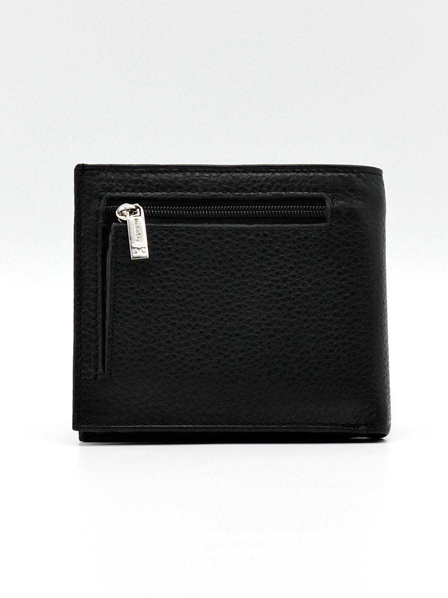 130-DC30-47A Портмоне (Черный/11*10*1/натуральная кожа)