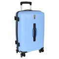 РР829 (3-ой) Blue (20) пластик PP (полипропилен)  чемодан малый (голубой/33*55*23/полипропилен/S/3,0 кг/36 литров/Polar)