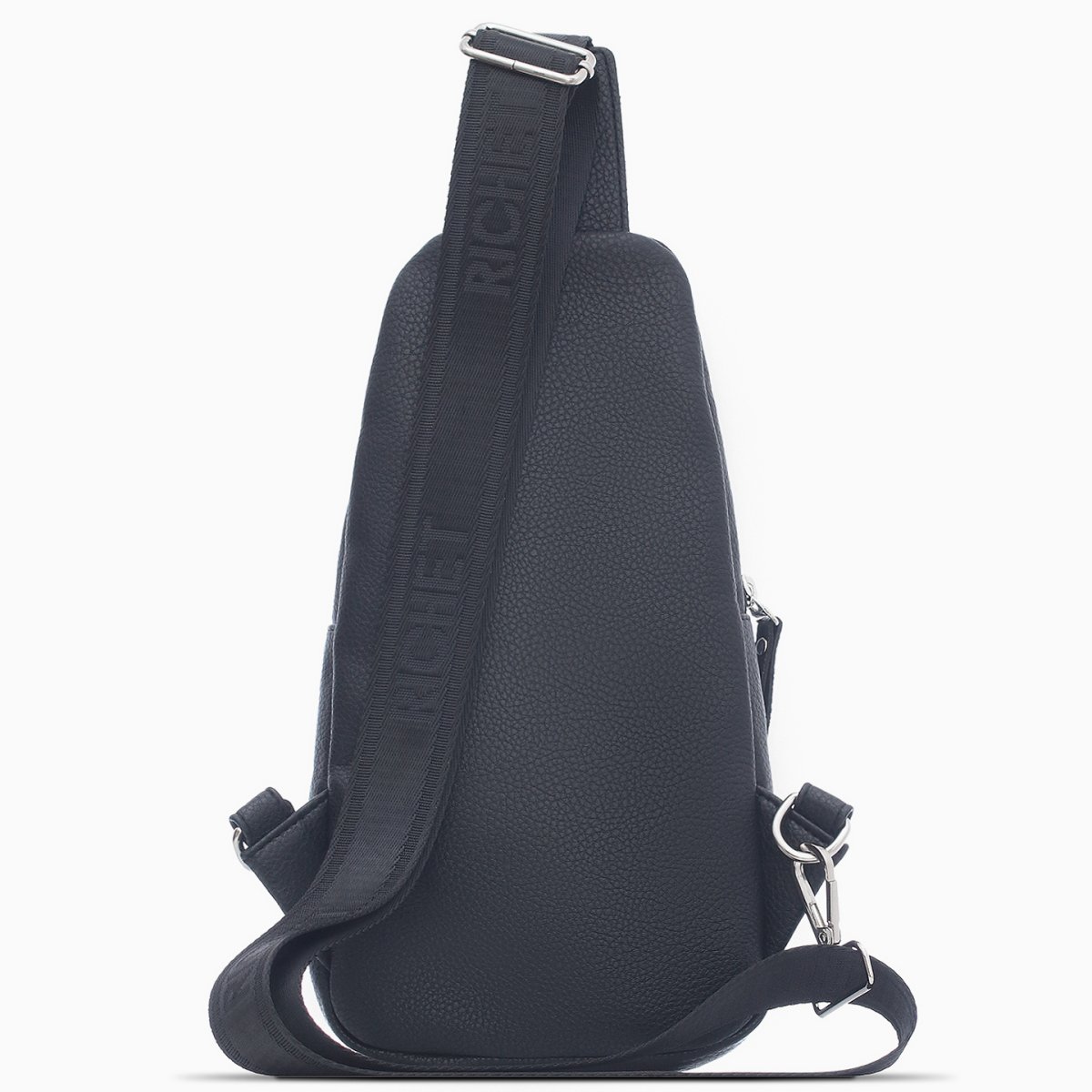 2411VN Сумка-рюкзак на одной лямке Черный (черный/16*32*5/экокожа/Richet)