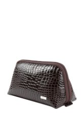 76958 Косметичка ПРЕТТИ PRALINE кожа геккон шоколад (Коричневый/натуральная кожа/Esse)