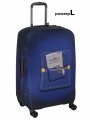 9009 чехол для чемодана (L) (Синий/бифлекс/L/VIP COLLECTION)