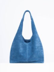 2903LNC Сумка женская Синий (синий/32*31*11/натуральная замша/кожа/Richet)