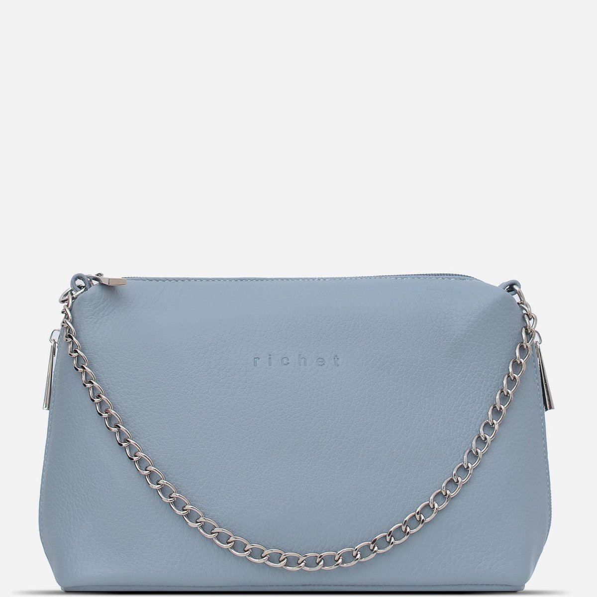 1752LN Сумка женская Голубой (Голубой/24*17*8,5/натуральная кожа/Richet)